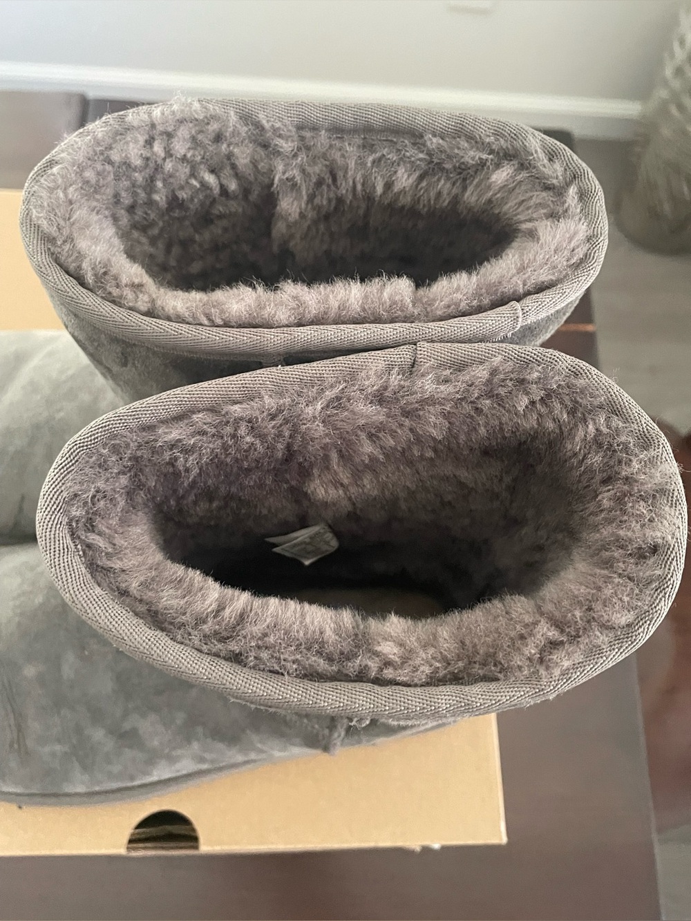 UGG Women's Classic Short Suede Boots in Gray - Picture 5 of 6